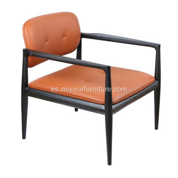 Muebles de sala de estar de sofá naranja yko sillón